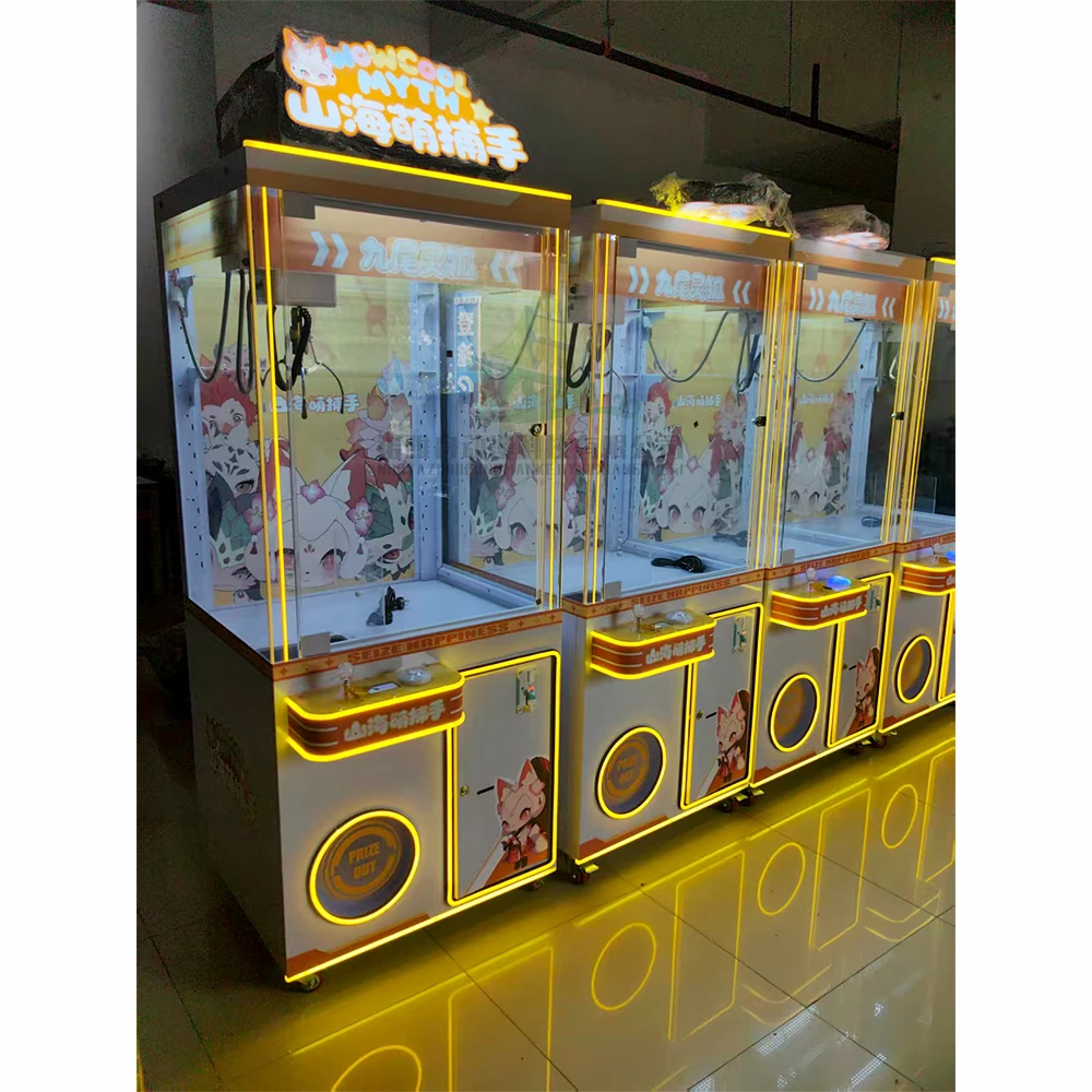 

Amusement Playground Equipment New Design Coin Operated Gift Doll Game Arcade Claw Crane Machine