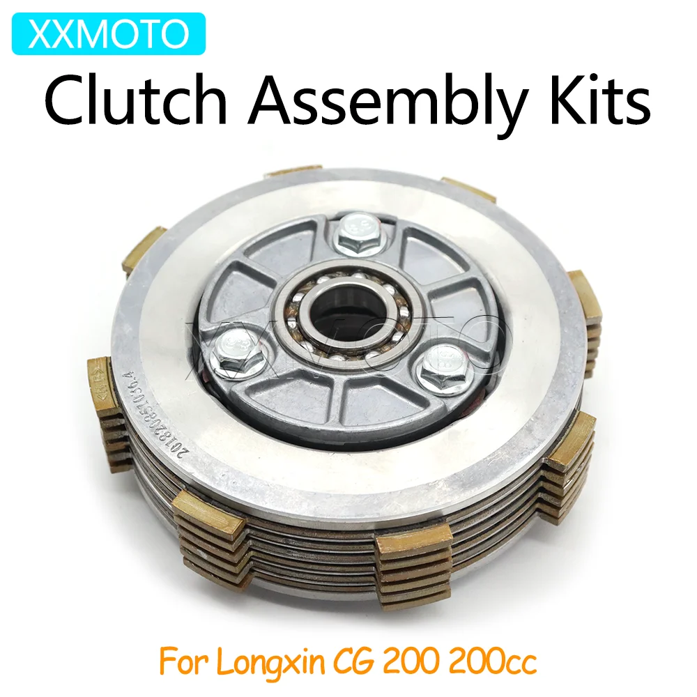 

For Zongshen Lifan Longxin CG 200 cc 200cc Motorcycle Engine Clutch Plates Assembly Improved Slip Clutch Drum Kits