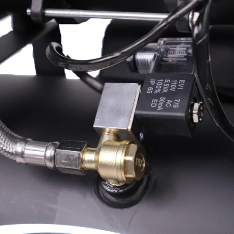 ضاغط هواء فائق الهدوء 6.4 جالون 110 فولت 60 هرتز 1.5 حصان 7.41CFM MAX 115PSI خزانات فولاذية خالية من الزيت 70dB مستوى الضوضاء ضاغط الهواء