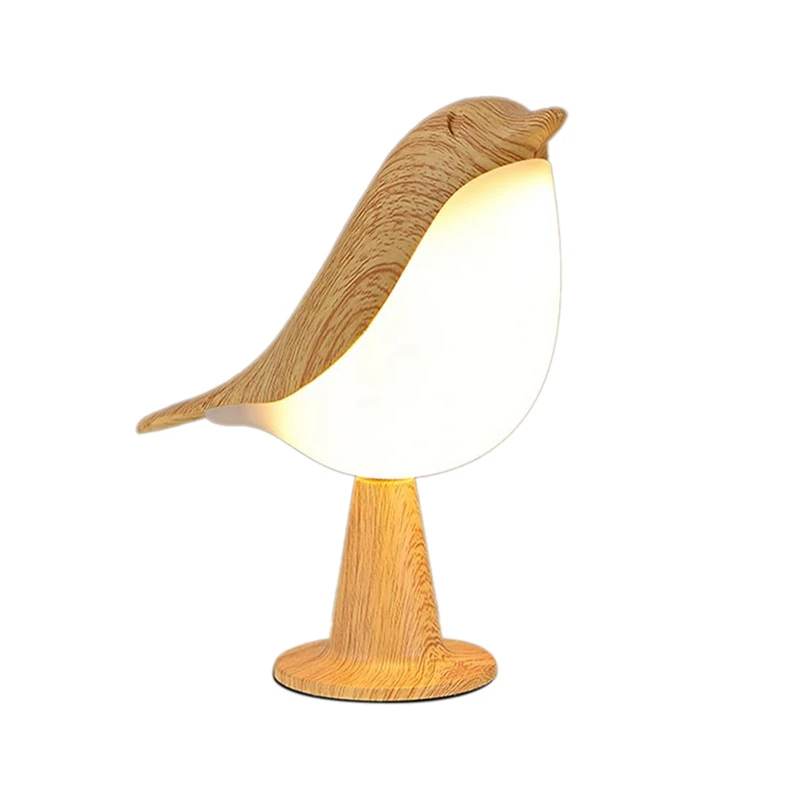 

Bedside Lamp Bird LED Bedside Lamp Small Cordless Bird Night Light Touch Control Bedroom Table Reading Lamp Home Decor