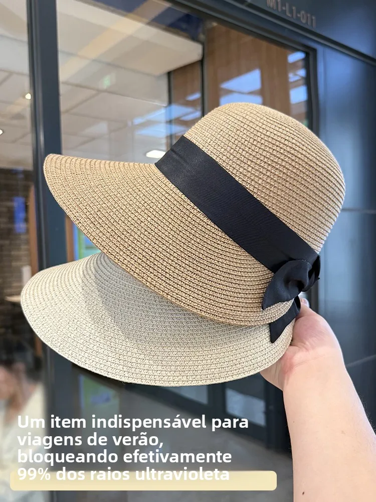 chapeu-de-palha-com-laco-de-borboleta-para-mulheres-ande-aba-protecao-uv-para-praia-estilo-casual-versatil