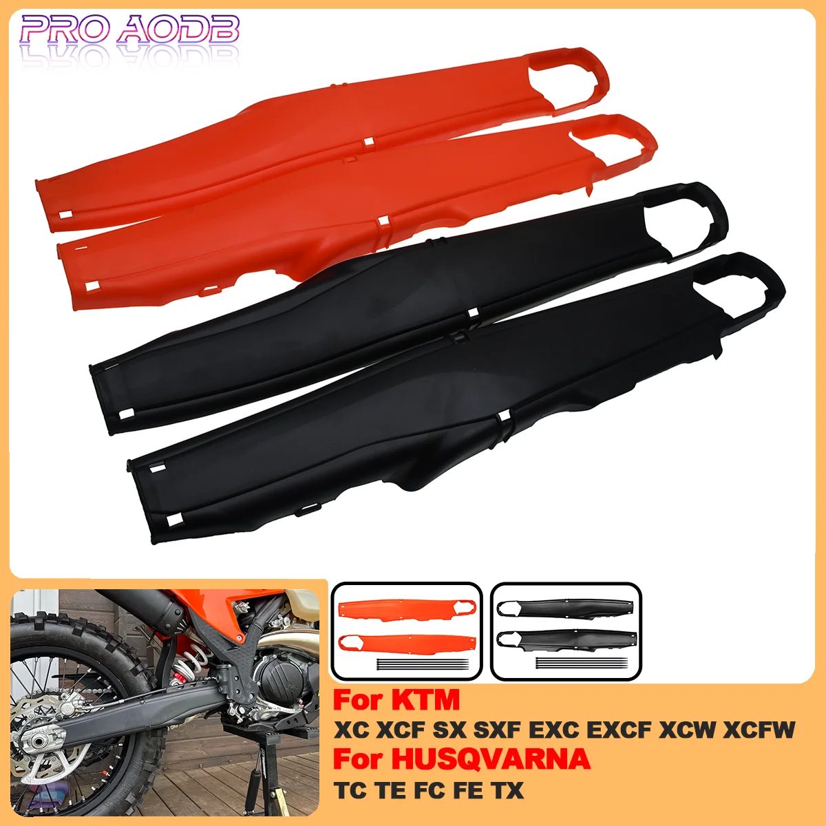 

Motorcycle Swingarm Swing Arm Protector Cover For KTM XC-W XCW-F EXC EXC-F EXCF150 250 300 350 450 NEW 2024 Enduro Dirt Pit Bike