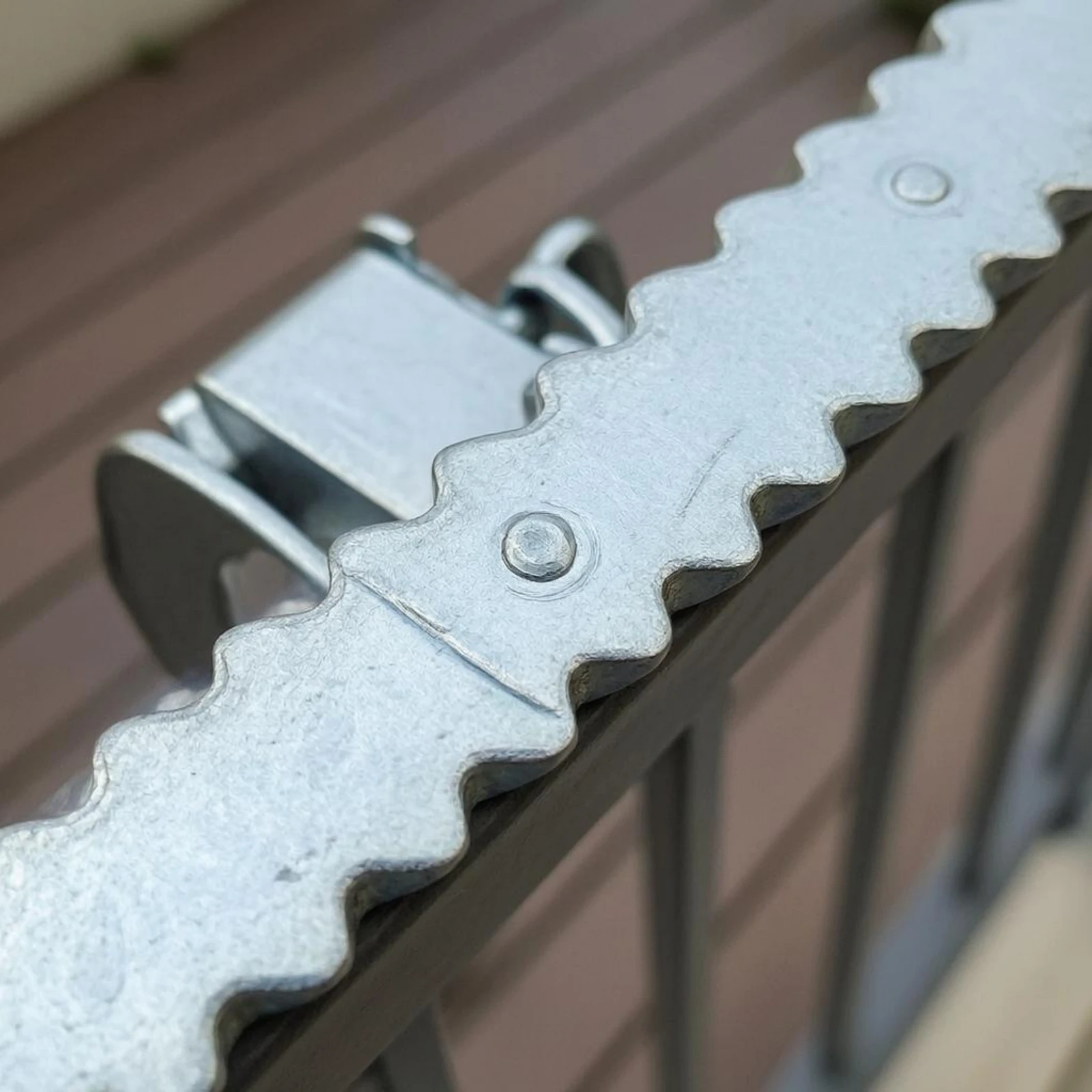 

Umbrella Clamp Bracket Adjustable Railing Umbrella Clamp Sturdy Silver Finish for Table Edge