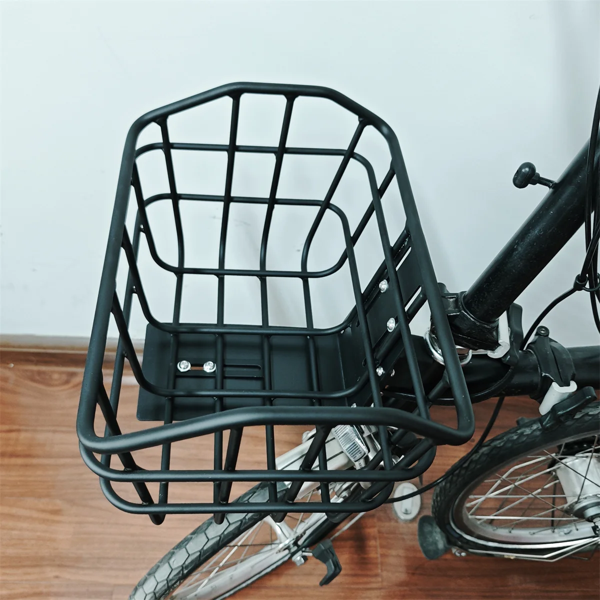 Aluminum Alloy Folding Bicycle Front Basket 25x31cm for Brompton