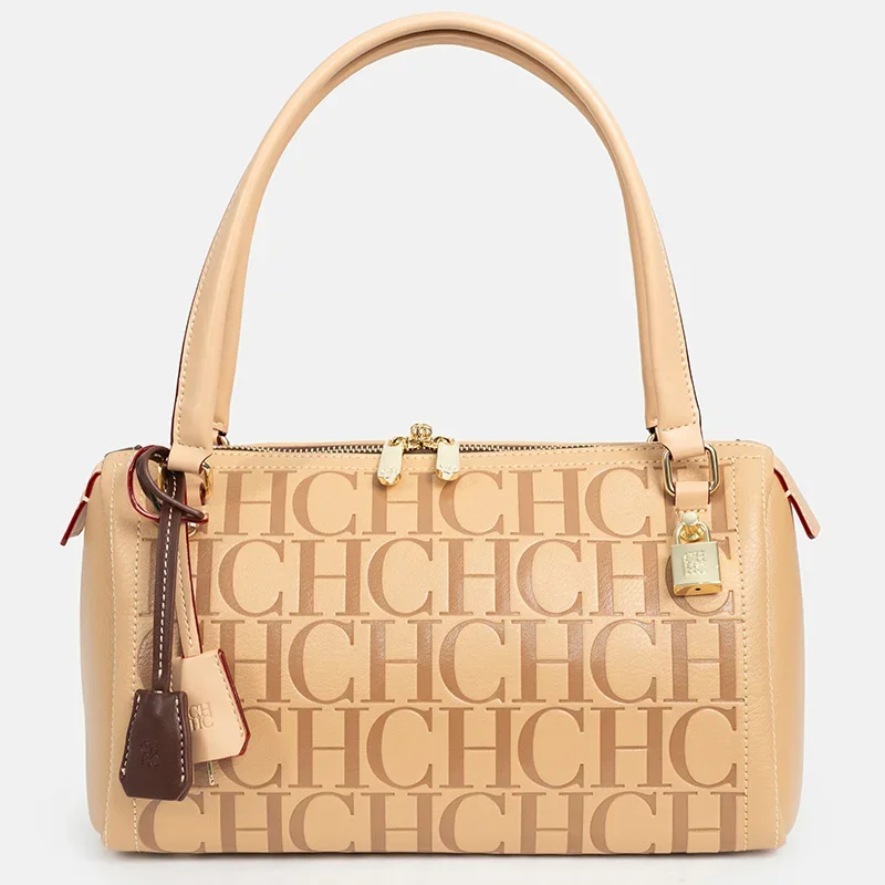 CH Brand Women Shoulder Bag Vintage Monogram Bag Chic Lock Ornament Women Daily Casual Handbag 2026 Fashion Trend image 3
