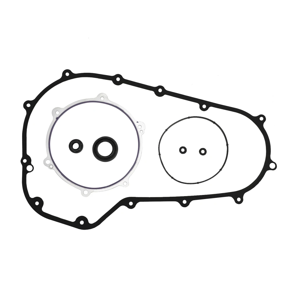 For Harley TOURING ELHT MODELS CVO ULTRA LIMITED ELECTRA GLIDE ROAD GLIDE ROAD KING STREET GLIDE Clutch Cover Gasket Seal Set