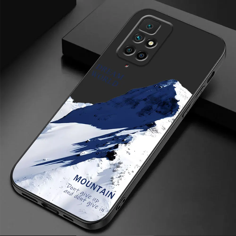 TPU Soft snow mountain Cover Back Cases Phone Case for Xiaomi Redmi Note 11S 9S 9T 13 Pro 10S 12S 10 12 9 8 7 11 Pro 8T 12 Pro