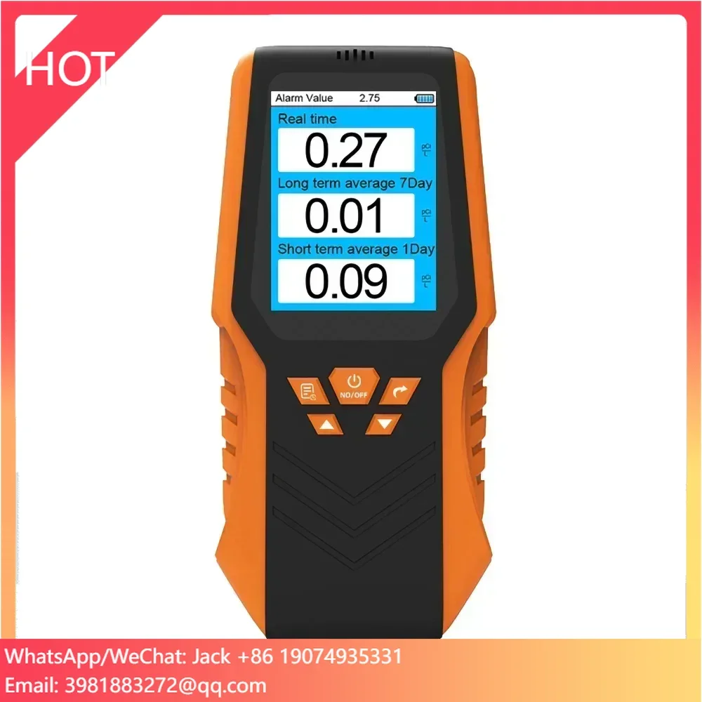 

Professional Household Radon Detector with Built-in Battery and Portable Digital Radon Monitoring Device