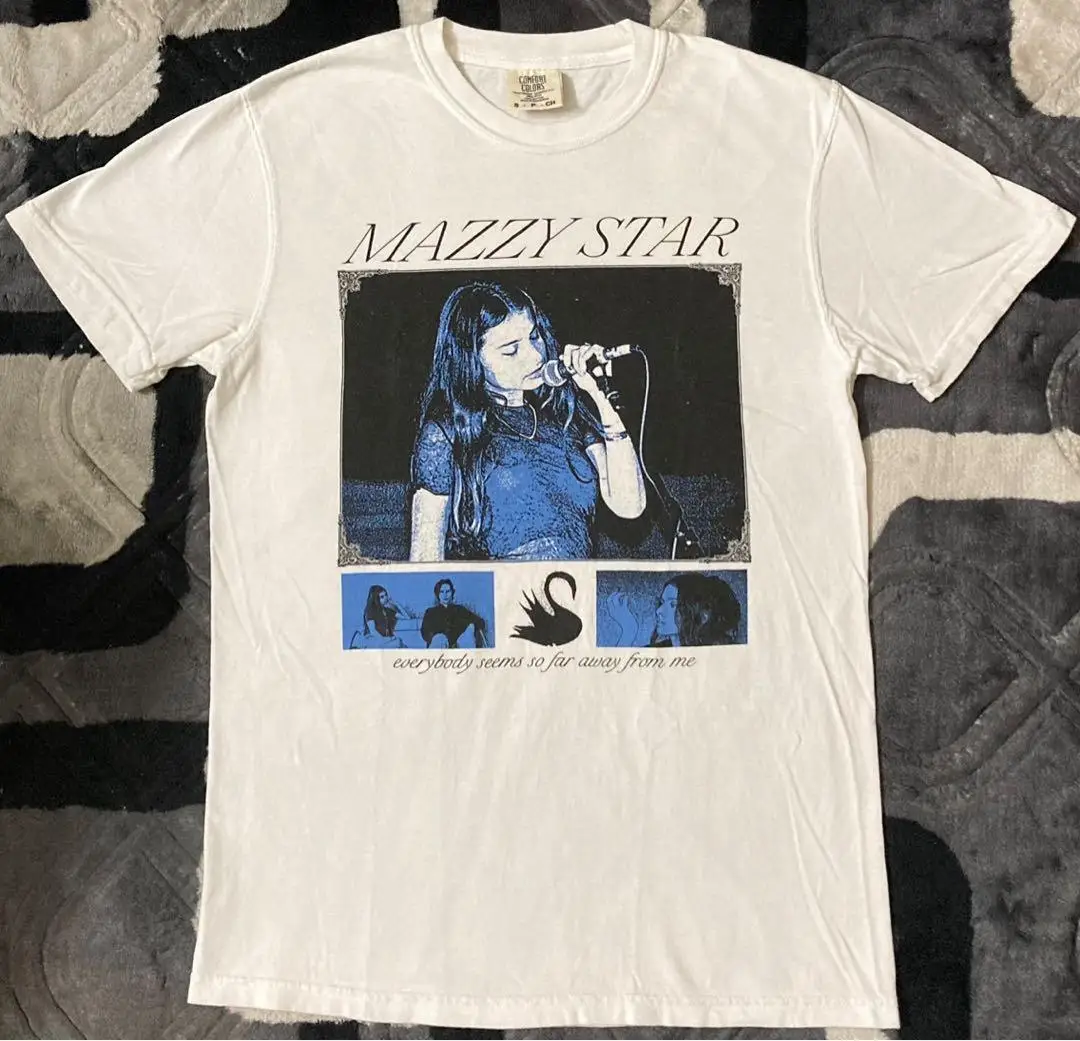 

Белая хлопковая футболка с коротким рукавом Mazzy Star VM5370 унисекс Одежда