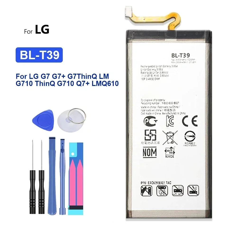 Battery for LG G5, G6, G4, G7, G8, ThinQ, V20, H850, H820, H830, H831, H840, G600L, G600S, H870, H871, H872,G7ThinQ, LM G710