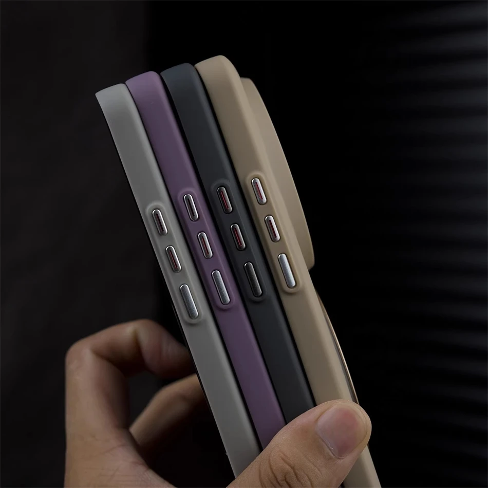 Obrotowy o 360 stopni uchwyt ze stopu do magnetycznego bezprzewodowego etui z karbowaną powierzchnią Magsafe do Xiaomi Mi 14 17 Pro Max 15 Ultra, cienka matowa obudowa PC — zdjęcie produktu 6