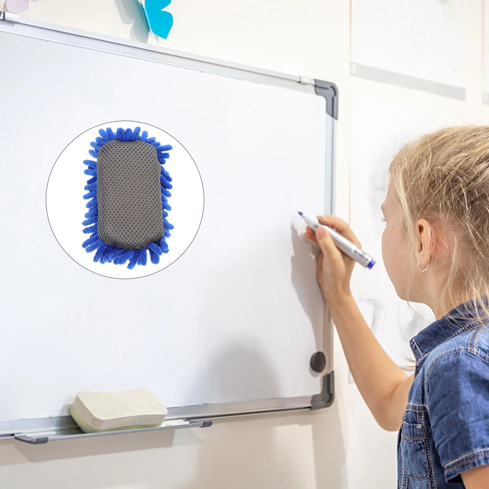 3 stks Schoolbord Gum Whiteboard Cleaner Lichtgewicht Draagbaar Wasbaar Voor Kantoor School Home Board Ruitenwisser Krijtbord Cleaner