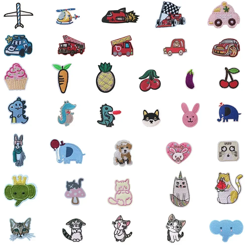 Cartoon animal Stick-On seam-free micro-chapter can be sewn coat children's clothing embroidery DIY clothing supplies