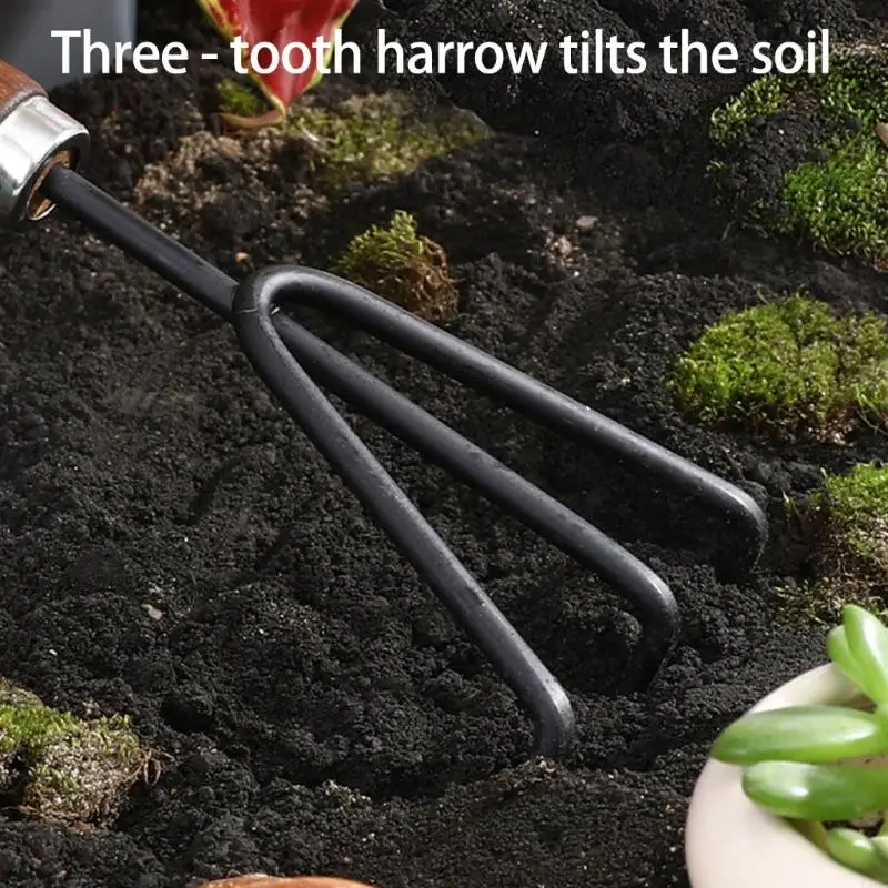 Ergonomic Handle Gardening Tool for Easy Soil Cultivation in Garden Balconies C7AC