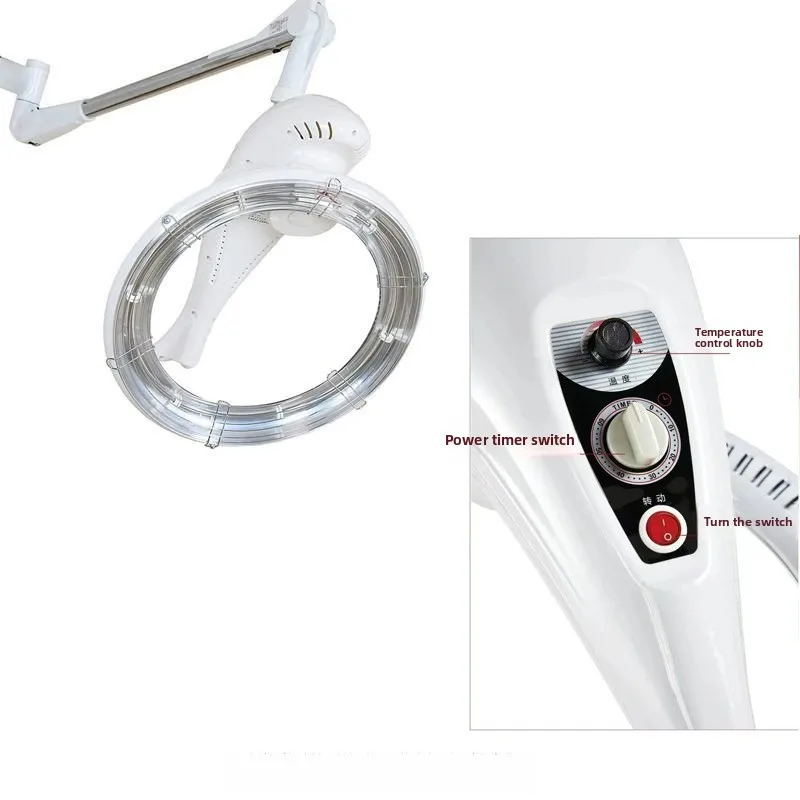 Salon Flying Saucer Dryer Heater Oil Care Cold Perm Setting Machine Barber Shop Drying Processing Equipment for Hair Styling