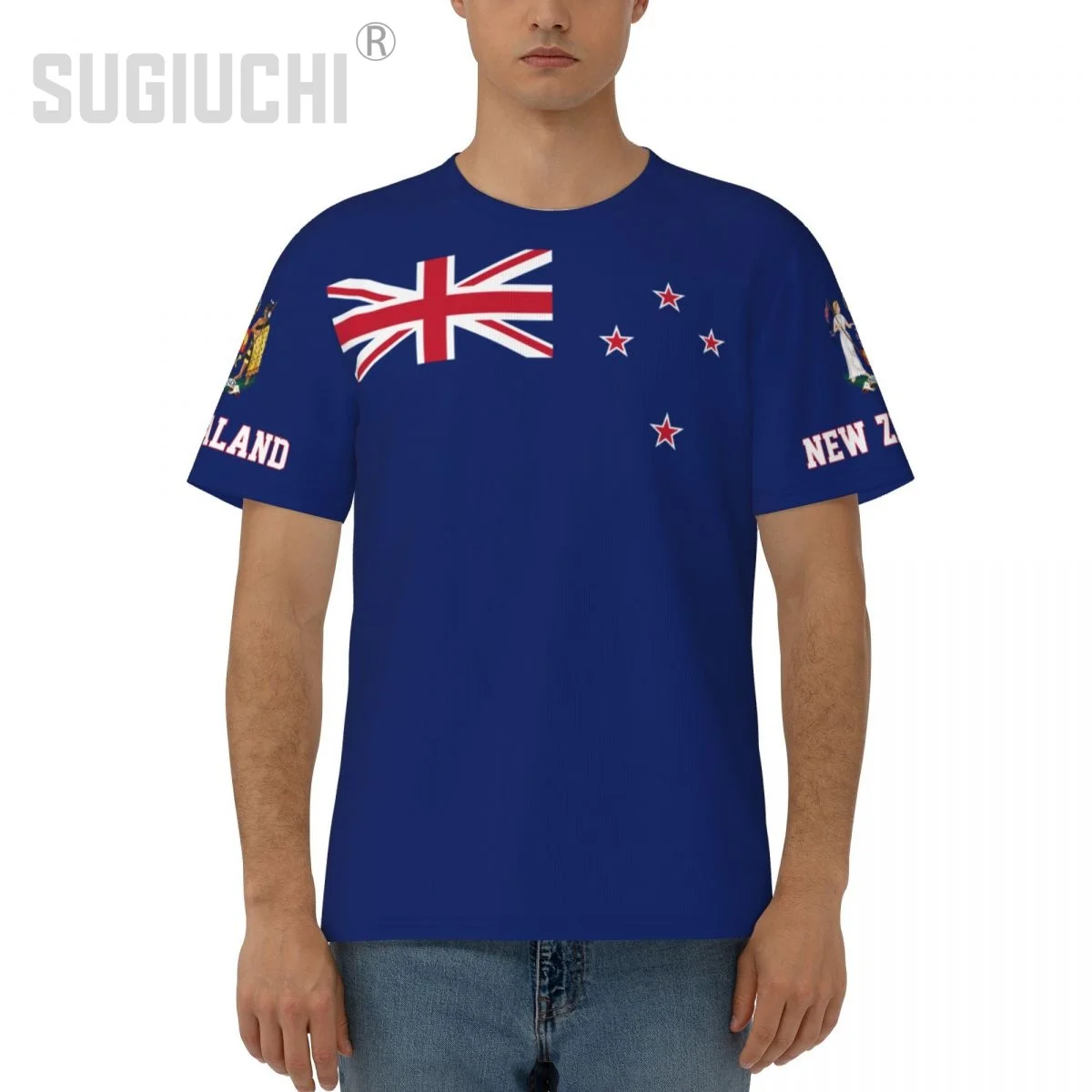 Unisex Nation T-shirt New Zealand Flag Kiwi T-shirts For Men Women Soccer Football Fans Gifts Custom clothes tee
