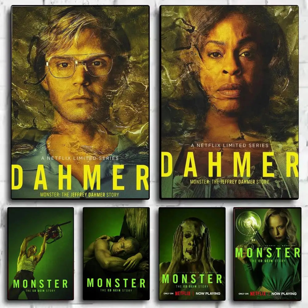 TV D-Dahmer M-Monster Poster Decorative Wall Art Print Poster Room Decoration Bedroom Home Office Gift Idea