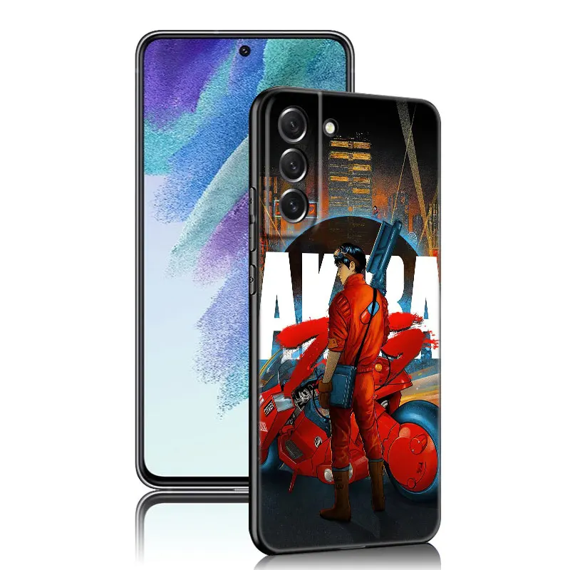 Akira 1988 Film Phone Case For Samsung Galaxy S22 S21 S20 Ultra FE S10E S10 Lite S9 S8 Plus S7 Edge Soft TPU Black Cover