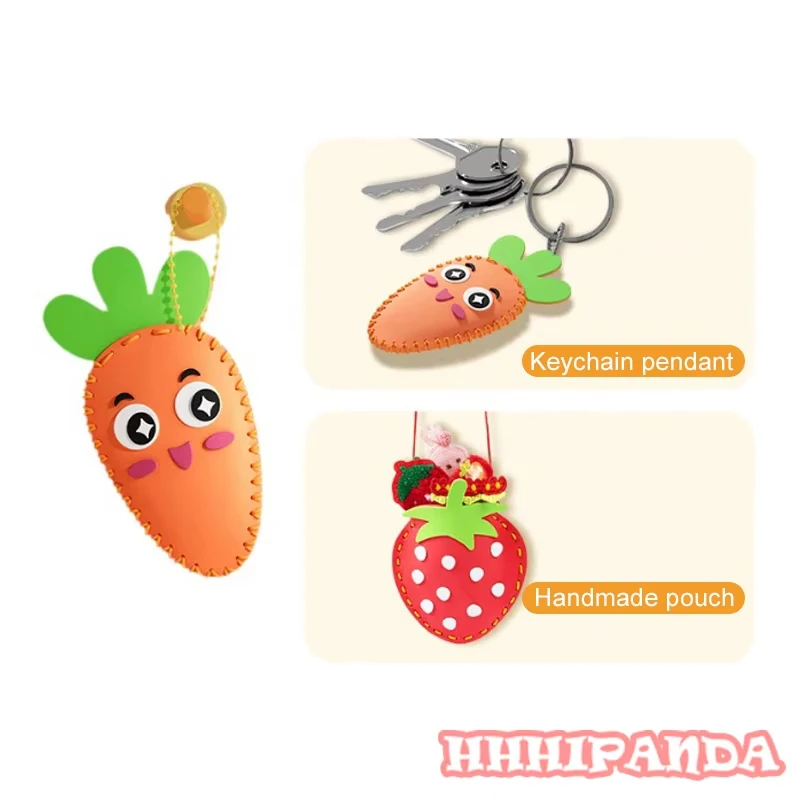 لعبة حرفية للخياطة اليدوية للأطفال - مجموعة زينة إبداعية من القماش غير المنسوج مع 5 تصميمات، هدية تزيين الدمية بنفسك