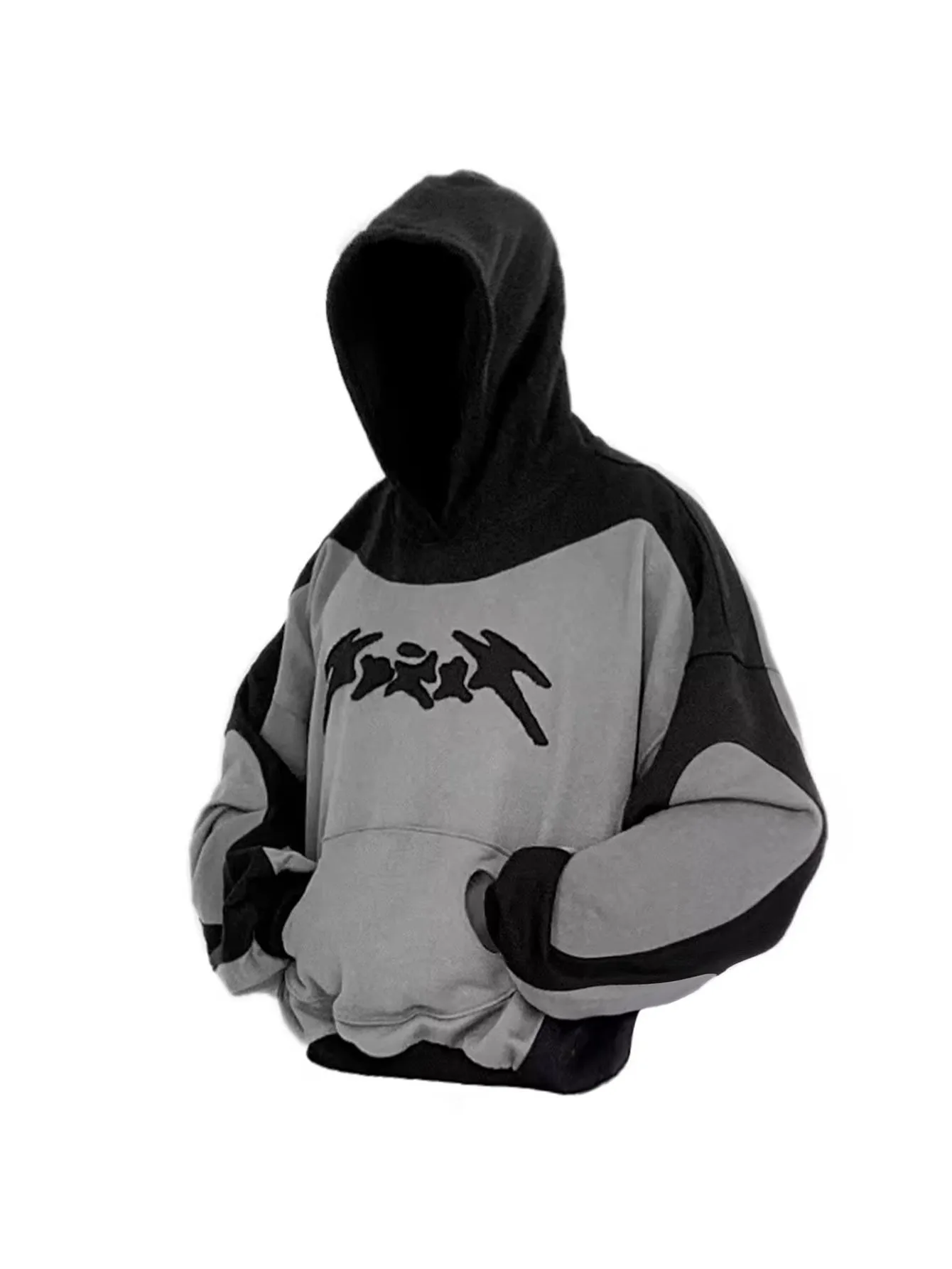 

Толстовка унисекс с аппликацией в стиле ретро Y2K, идеально подходящая для осенне-зимнего сезона, универсальная и нишевая одежда с длинными рукавами