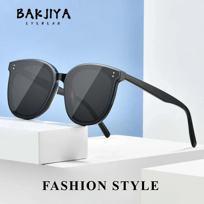 BAKJIYA New Fashion Men and Women Senior Acetate Sunglasses Luxury Designer Trend Style Outdoor UV400 Eye Protection Sun Glasses