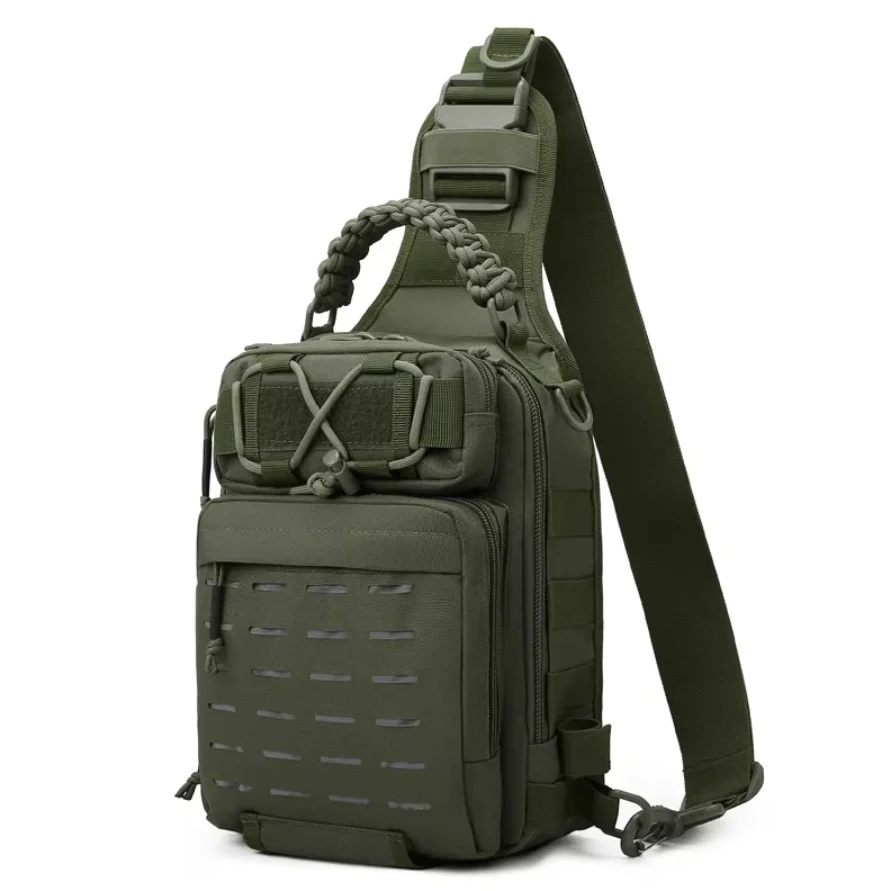 

Outdoor Multi-purpose Fishing Bag Cycling Crossbody Shoulder Bag Tactical Chest Pack Camouflage Backpack Y420