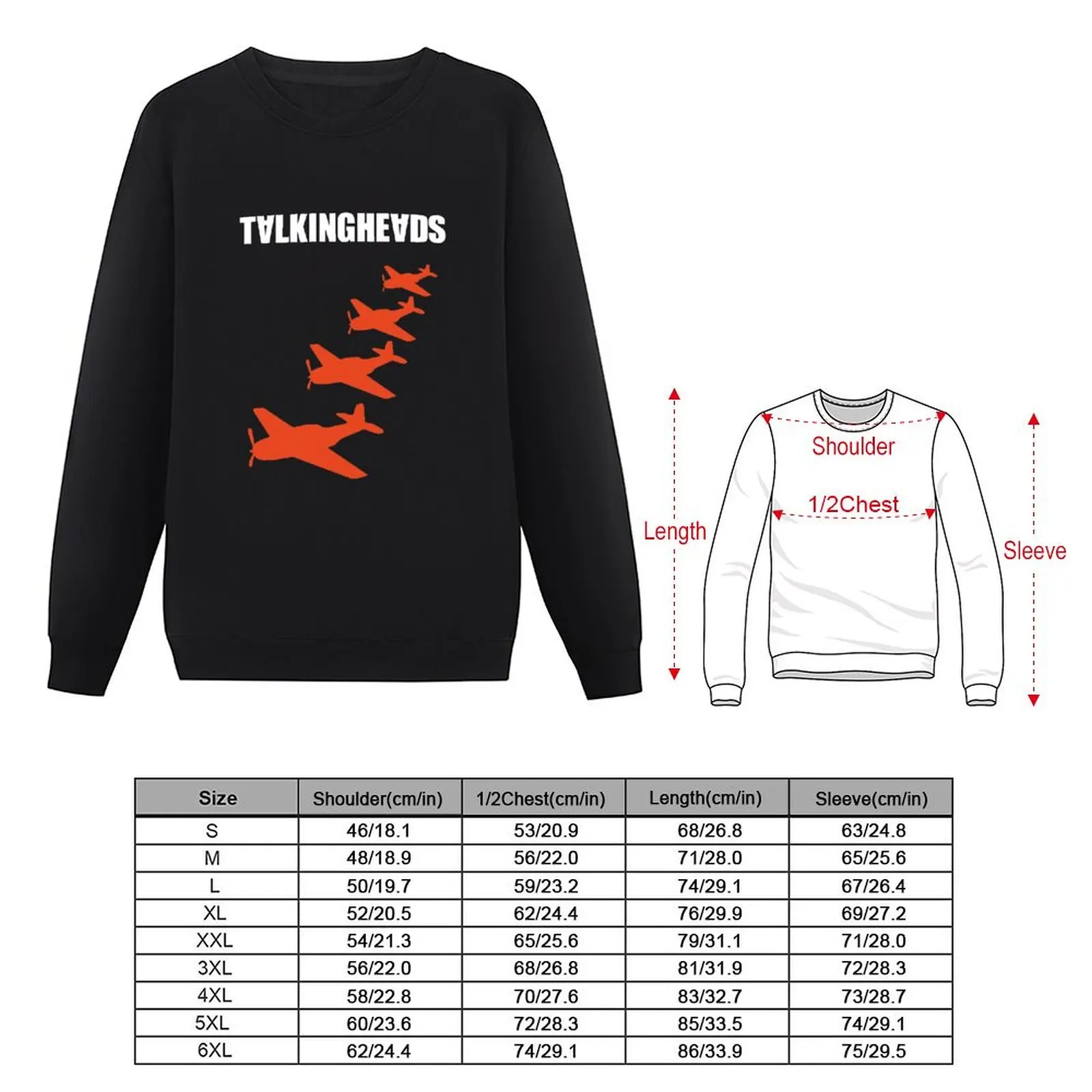 Talking Heads Planes Pullover Hoodie korean clothes winter man sweatshirt