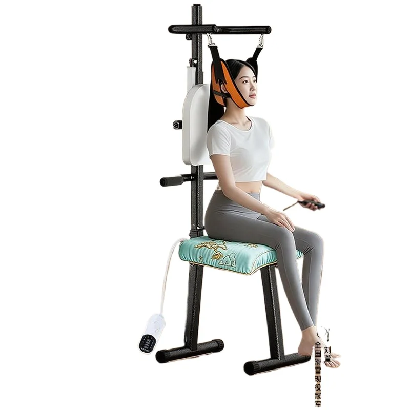 Lmm neck traction electric chair white-collar programmer household stretching hanging neck
