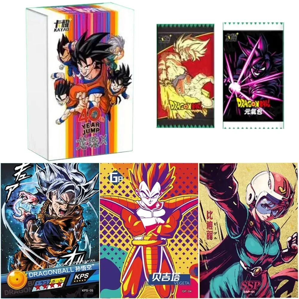 Dragon Ball Card 40th Anniversary Edition Trading Collectible Cards Memory of Akira Shimayama Dragon Ball Anime Cards Toys Gifts