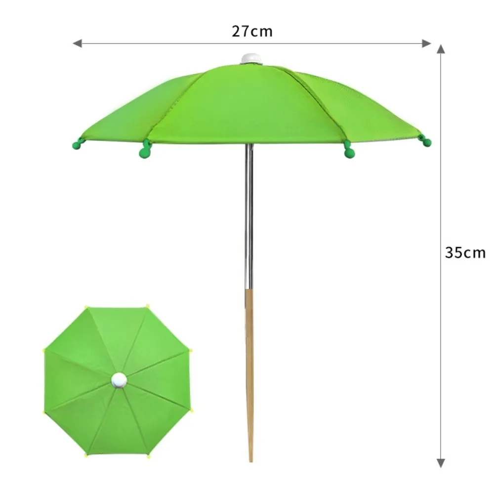 Windproof Patio Plant Umbrella Silver Shade Sun Protection Plant Shade Umbrella UV Protection Mini Plant Umbrellas Plant