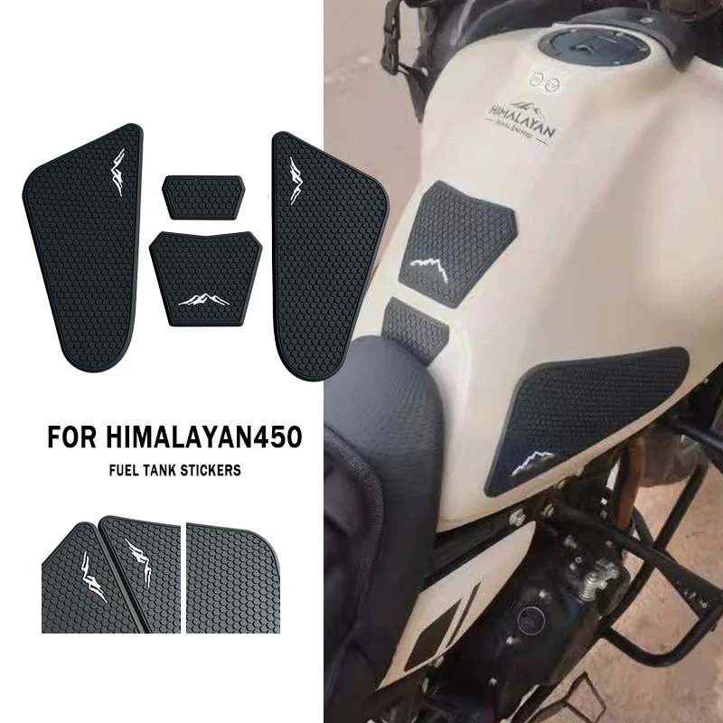 For Himalaya 450 HIMALAYAN450 2024 2025 Motorcycle Fuel Tank Pad Protector Sticker Decal Fuel Tank Knee Pad Himalaya 450
