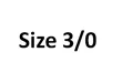 Size 3    0