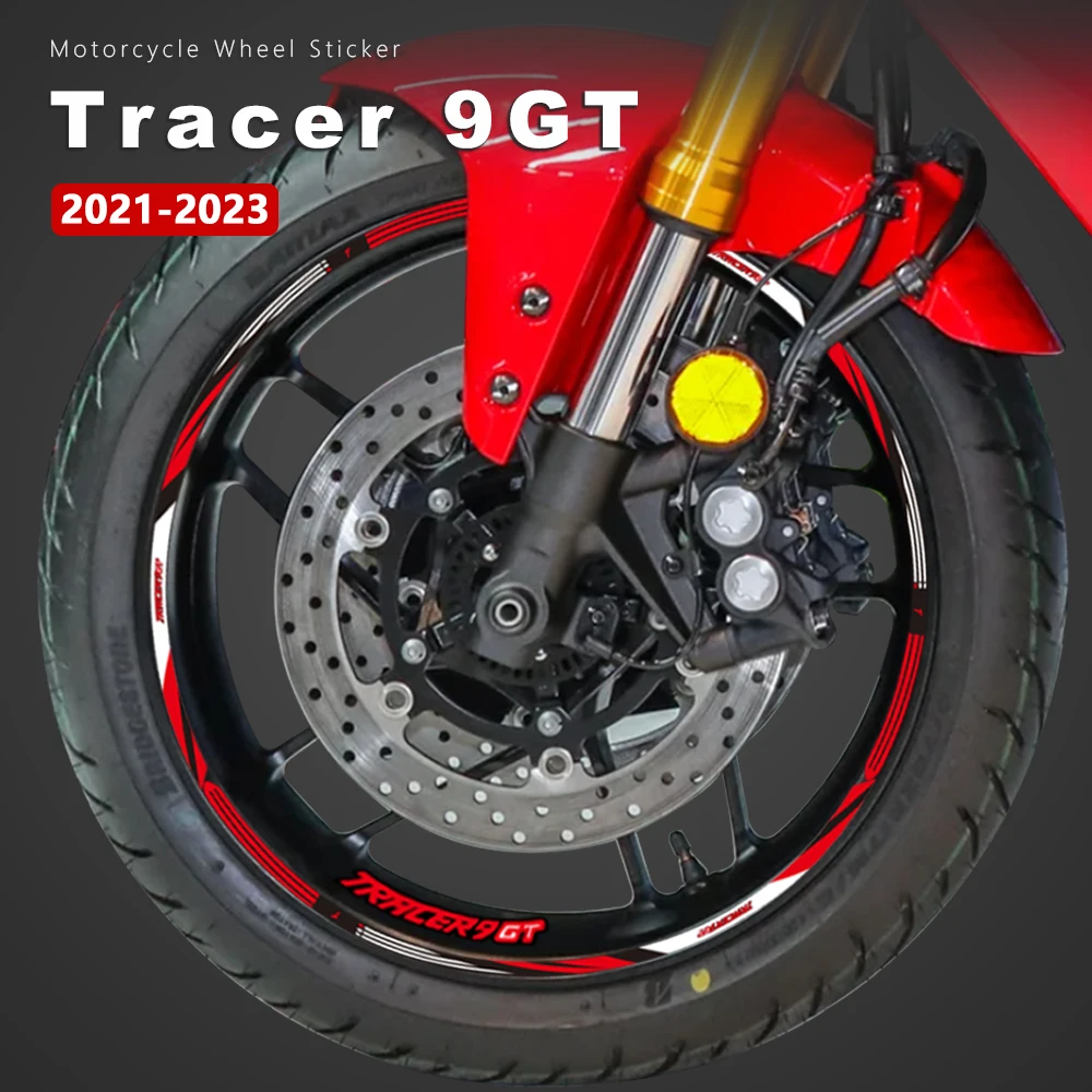 

Motorcycle Rim Sticker Waterproof Wheel Decal 17 Inch Strip Tape for Yamaha Tracer 9 GT 900 9GT 2021-2023 2022 Accessories