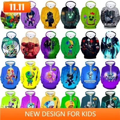 Anime Figures Hoodie Sweatshirt Cartoon Characters Kids Cosplay Costumes Sudaderas Para Hombres Boys Christmas Gifts