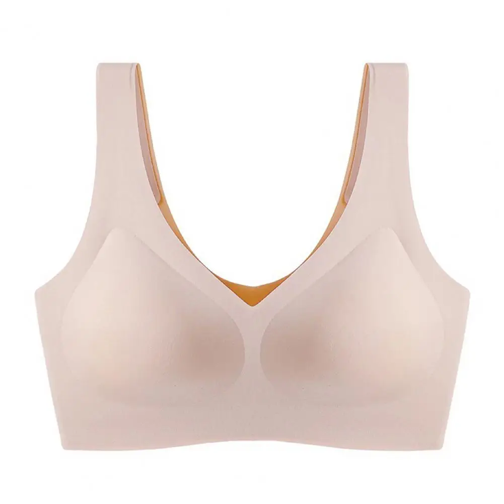 

Женский беспроводной бюстгальтер, удобный повседневный бюстгальтер, удобный беспроводной бюстгальтер-футболка пуш-ап для женщин, поддерживающий повседневный бюстгальтер с полным покрытием