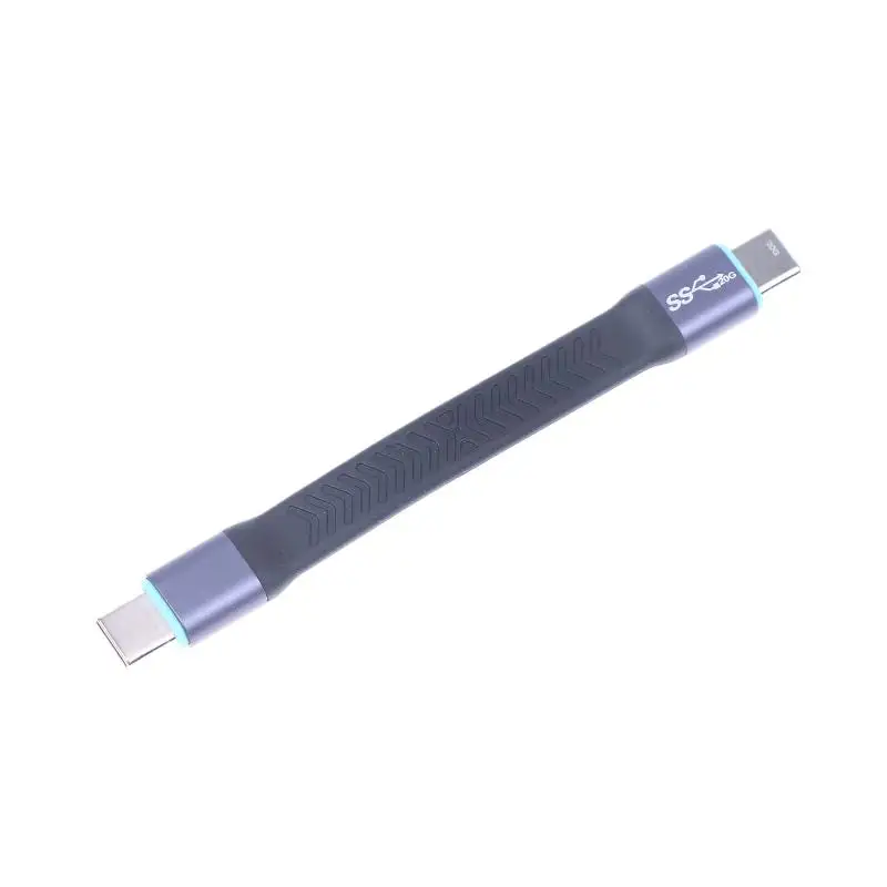 20 Гбит/с USB3.2 TypeC Кабель Быстрая зарядка UsbC к UsbC Кабель Высокоскоростная линия передачи данных TypeC Короткая линия 10 см