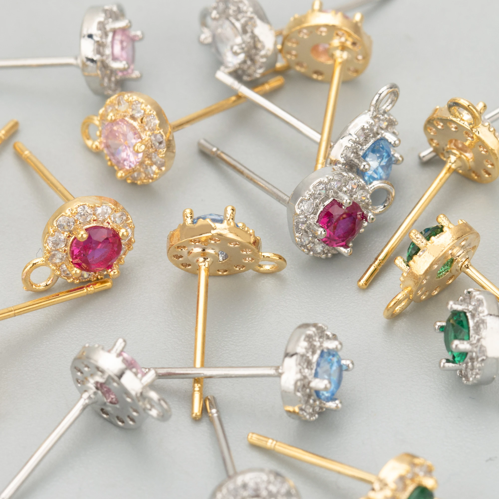 GUFEATHER MC67,jewelry accessories,18k gold rhodium plated,copper,hand made,charms,jewelry making,diy earrings,10pcs/lot