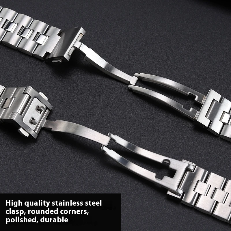 สายนาฬิกาสแตนเลสสำหรับผู้ชายสายนาฬิกาข้อมือ CBL2113 CBL2111 22มม. กันน้ำได้