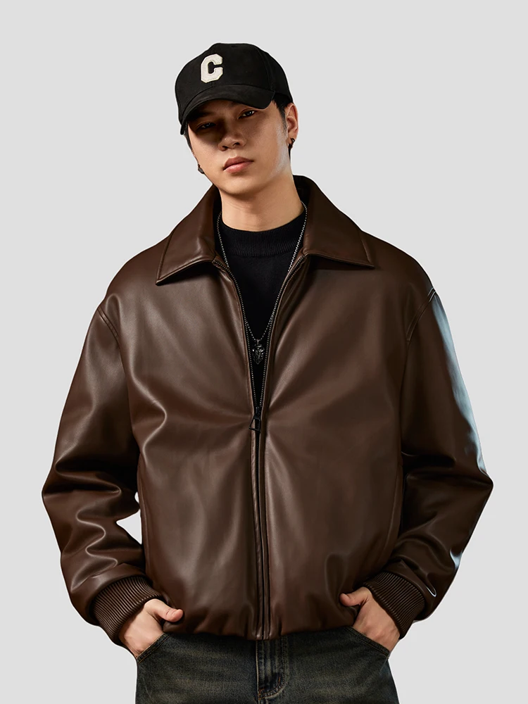 

Мужская стеганая куртка MMOPTOP с пуховым наполнителем, блестящей поверхностью, пушистым воротником, свободного кроя, повседневная верхняя одежда, винтажное теплое утолщенное пальто