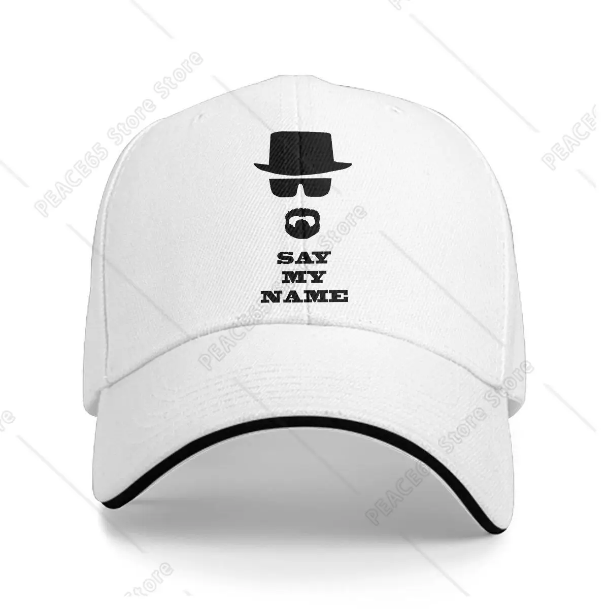 Pure Color Dad Hats Say My Name Men'S Hat Sun Visor Baseball Caps Breaking Bad Tv Series Peaked Cap