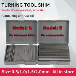 CNC Lathe Tool Holder Gasket, Shim Pad Welding Lathe Cutter Gasket Instrument Lathe Spacer for Machine Turning Accessories
