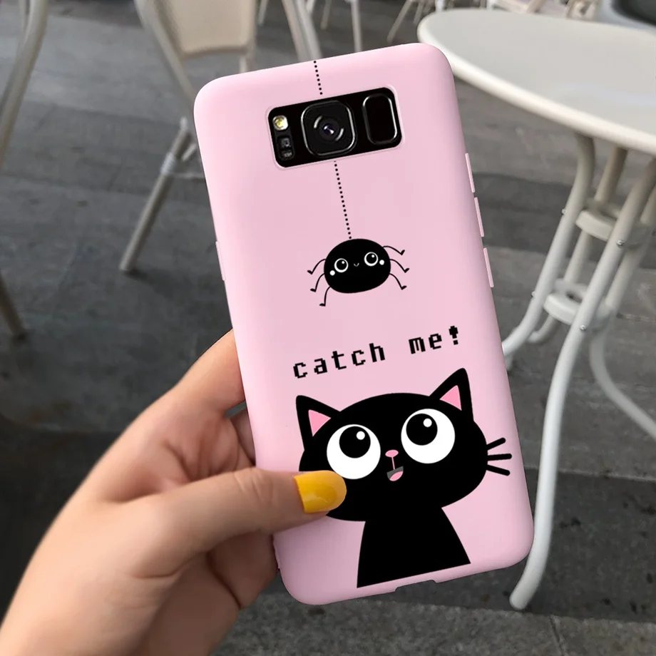 For Samsung Galaxy S8 Case Silicone Cover Cute Soft TPU Case For Samsung Galaxy S8 Plus S8+ Bumper Phone Case S8Plus Galaxy Etui