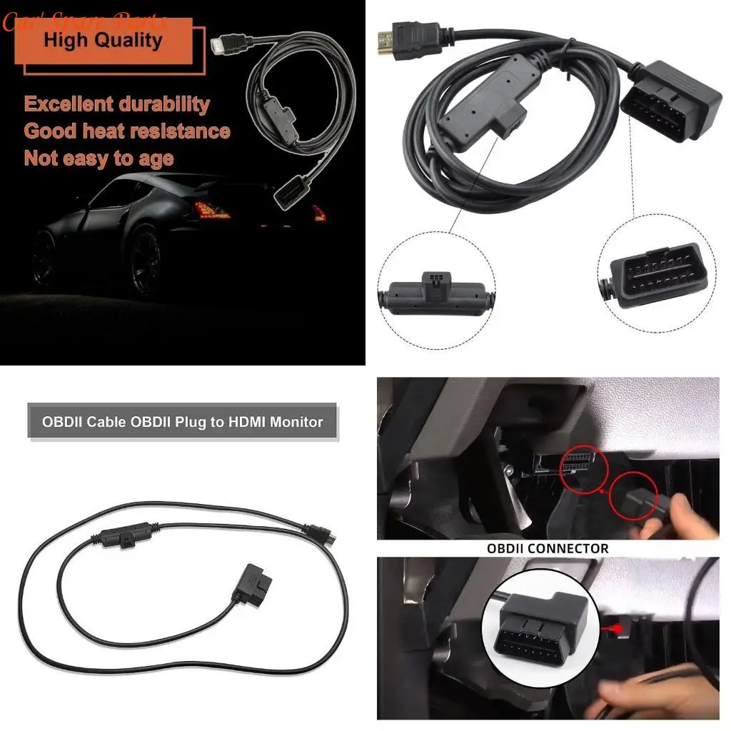 

Мониторинг автомобилей с высокой прочностью Y4UA с кабелем интерфейсов H00008000 obdii к Hdmidisplay Edgefor для CS2 CTS2 CTS3