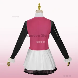 الوحش عالية دراكولورا تأثيري تنورة الوردي فستان عالية فتاة تأثيري زي شعر مستعار هالوين أنثى الخيال لعب الأدوار مصاص الدماء الزي أفضل 12 ملابس دراكولورا عالية الوحش مبيعا - No8