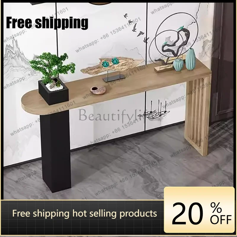 XX. Mesa Consola Clásica Francesa, Estilo Nórdico Moderno de Lujo, Glamour, Mueble de Entrada para el Recibidor