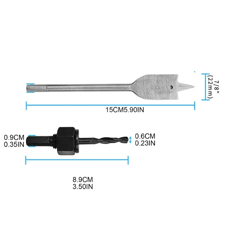 Gipsplaat Downlight Opener Boor Houtboor Ruimer Cupzagen 19-127