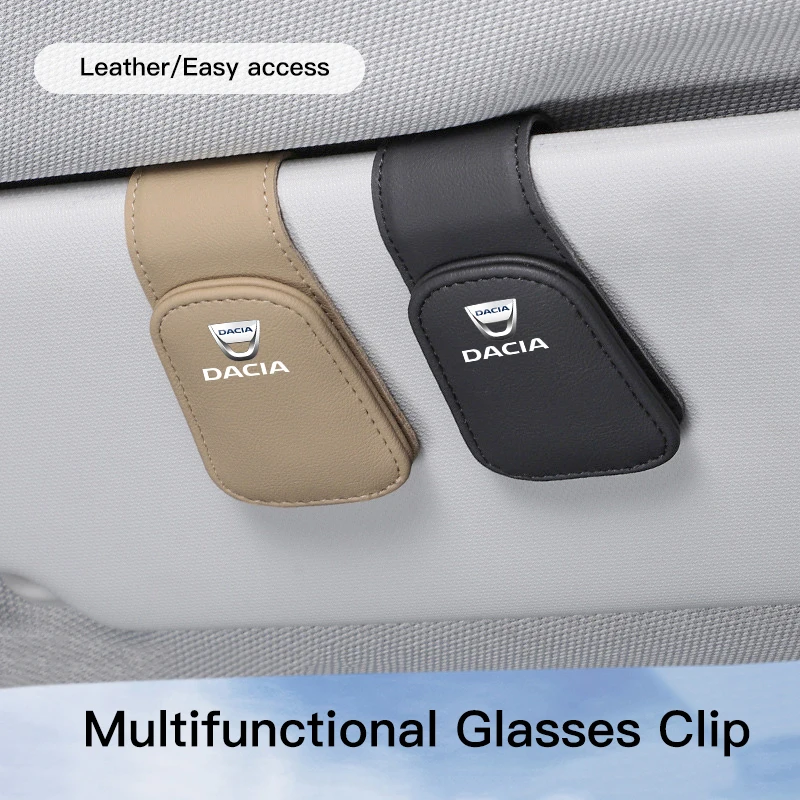 

Car Eyeglass Holder Glasses Storage Clip For DACIA Auto Interior Organize Accessories Car Sunglasses Holder