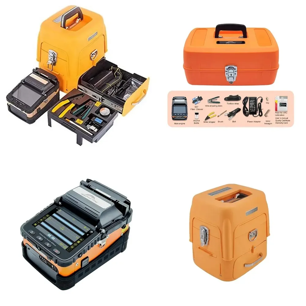 

Cheap Optical Fiber Fusion Splicer Fiber Optic Tool AI-7C AI-6C AI-6A+ AI-5pro AI-8C 6s Welding Equipment Cable Splicing