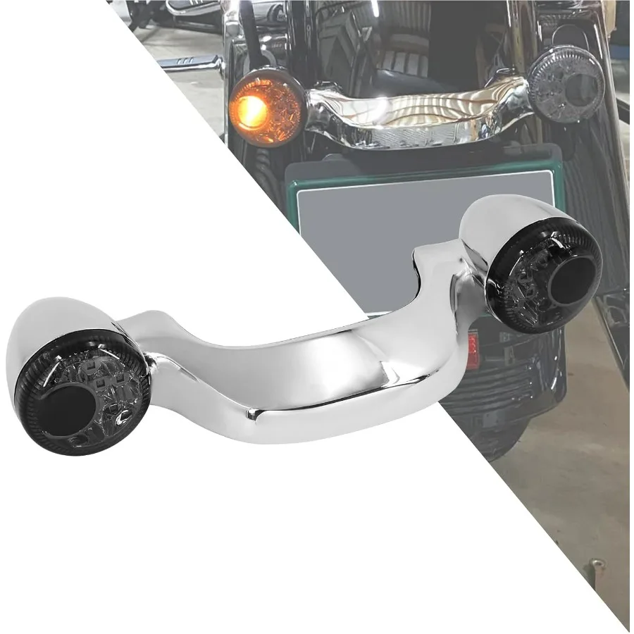 

Встроенные указатели поворота для мотоцикла, стоп-сигнал, ходовой светильник, полоса света, подходит для Harley Touring Street Road Glide 10-23 FLHT 1