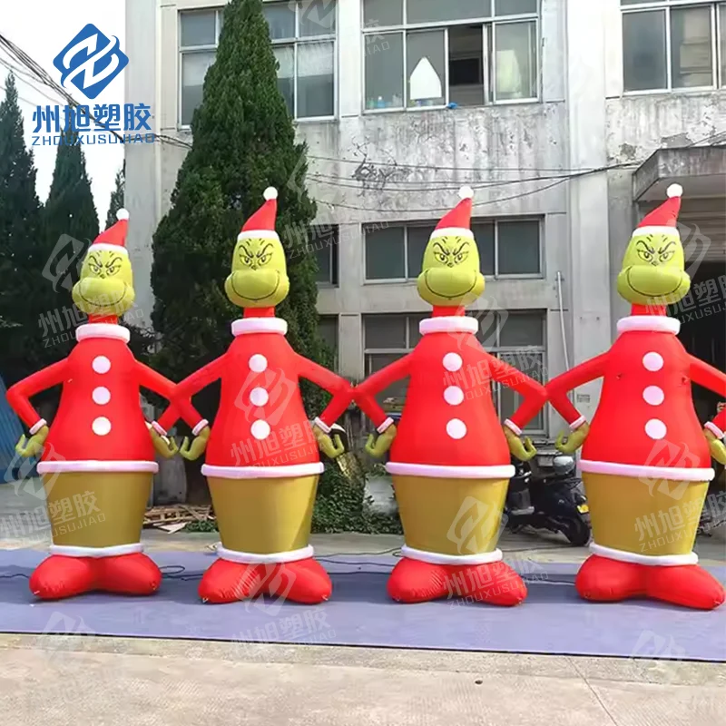 

Christmas 3m giant Inflatable cartoon man oxford cloth outdoor Christmas decoration advertising activity